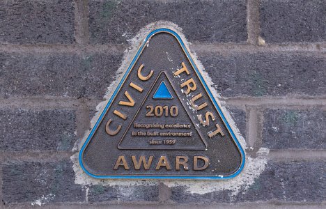 Apollo Pavilion - Sign civic trust award