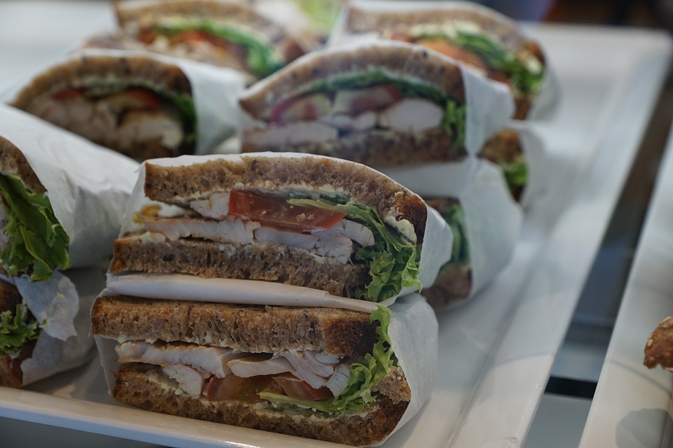 Snack food sandwich