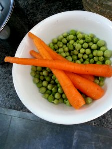 peas and carrots