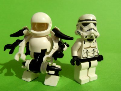 Astromech Suit 4 Stormtroopers photo