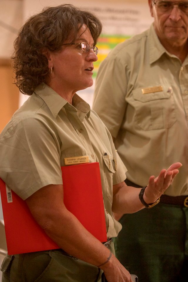 USFS Director of Fire & Aviation Management Shawna Legarza's visit to the ICP in Winthrop, WA