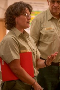 USFS Director of Fire & Aviation Management Shawna Legarza's visit to the ICP in Winthrop, WA