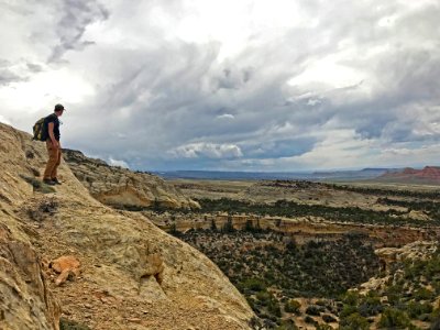 Hiker - Alkali Creek WSA photo