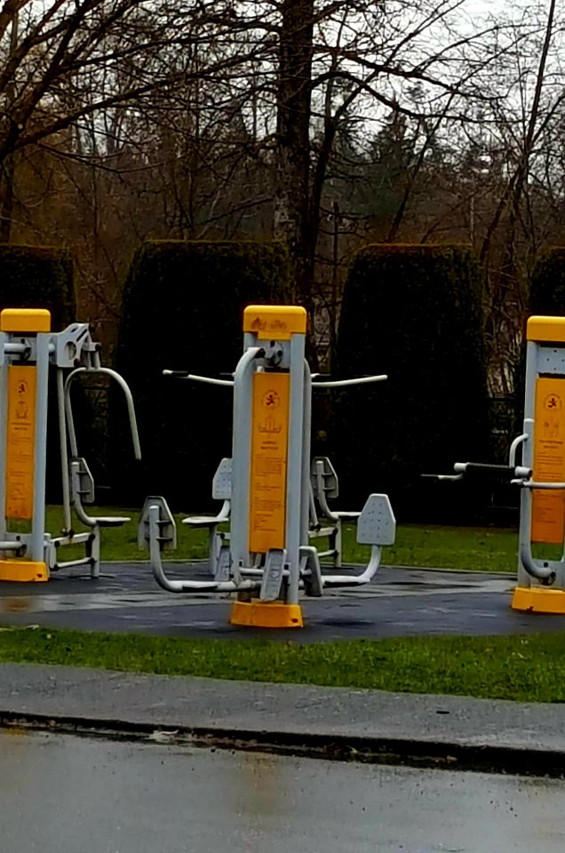 Day 82 outdoor exercise equipment