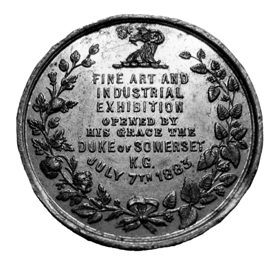 commemorative coin issued for the Fine Art and Industrial Exhibition (1883)