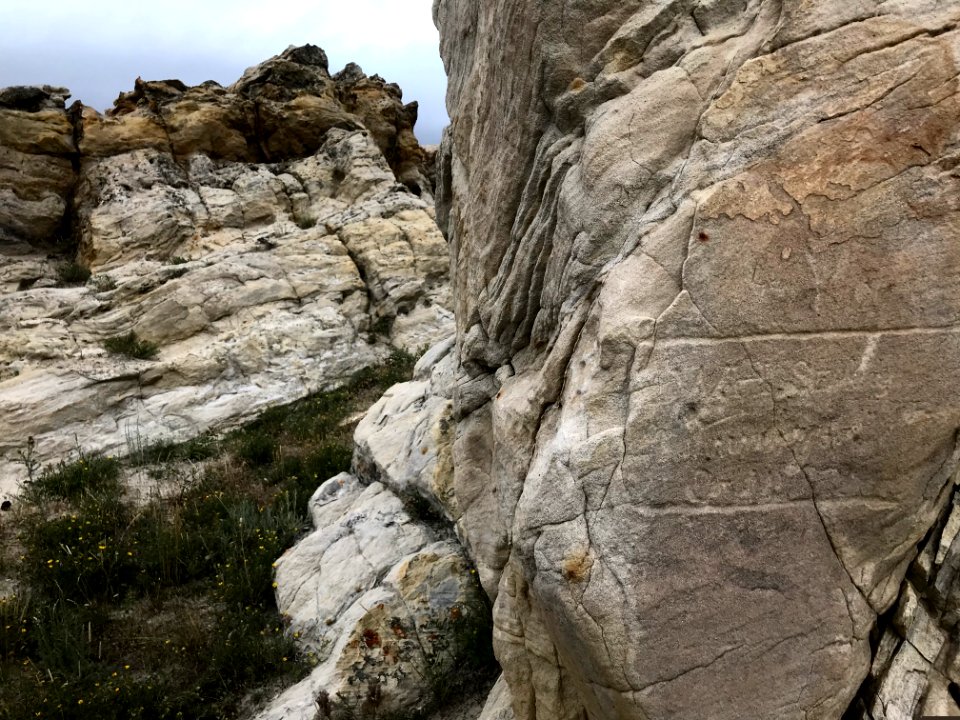 Pioneer Inscription at Avenue of Rocks