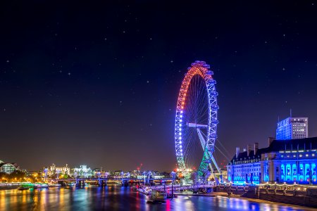 The London Eye at night