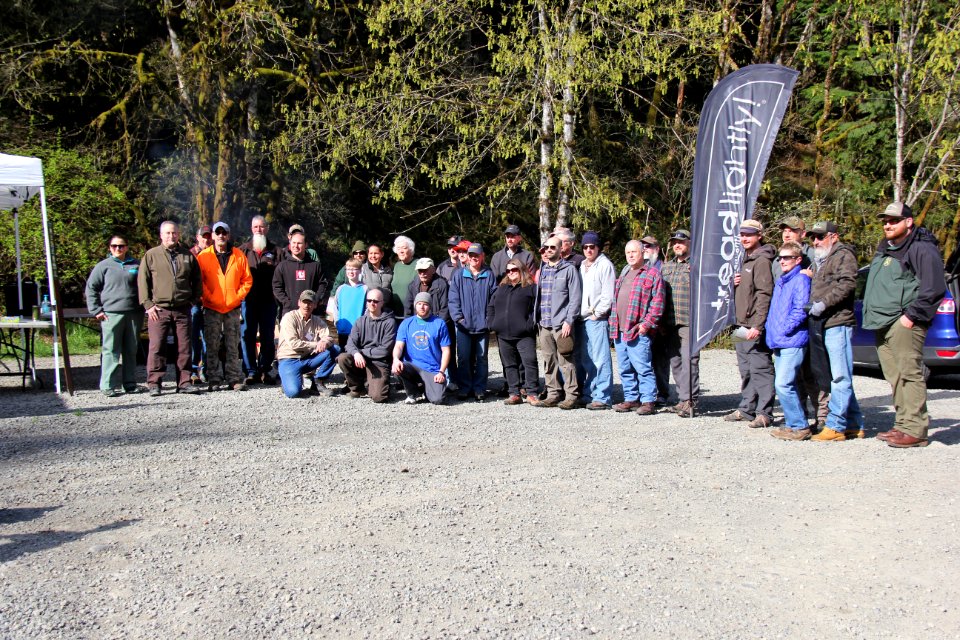 Trash No Land, Target Shooting Cleanup Event, Fish Creek Area, Earth Day  - Mt. Hood National Forest. Photos by Trent Deckard