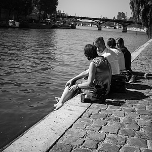 Perspective people relax