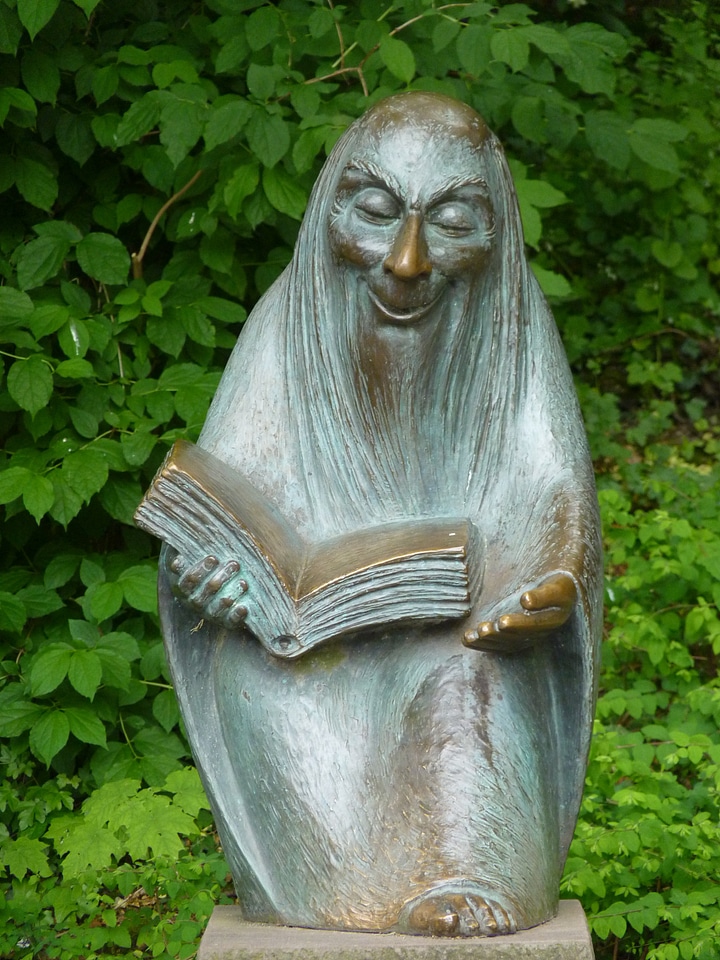 Statue fairy tales book