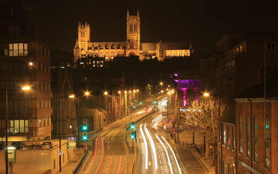 Broadgate lincoln castle hill england