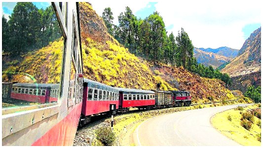 Viejo tren de Huancayo a Huancavelica