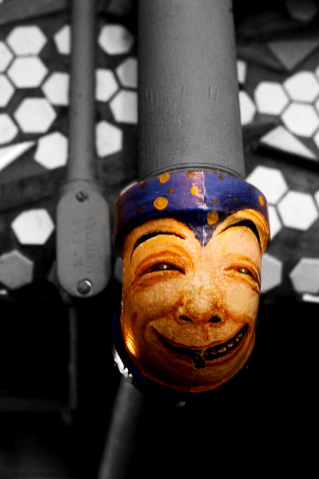 It's a creepy pipe guy!