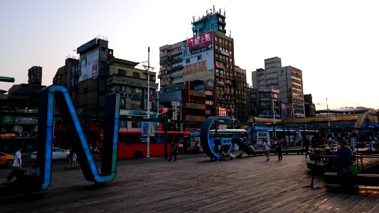 at the harbour of keelung