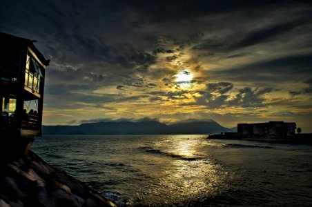 Crepúsculo en La Punta, Callao, Perú
