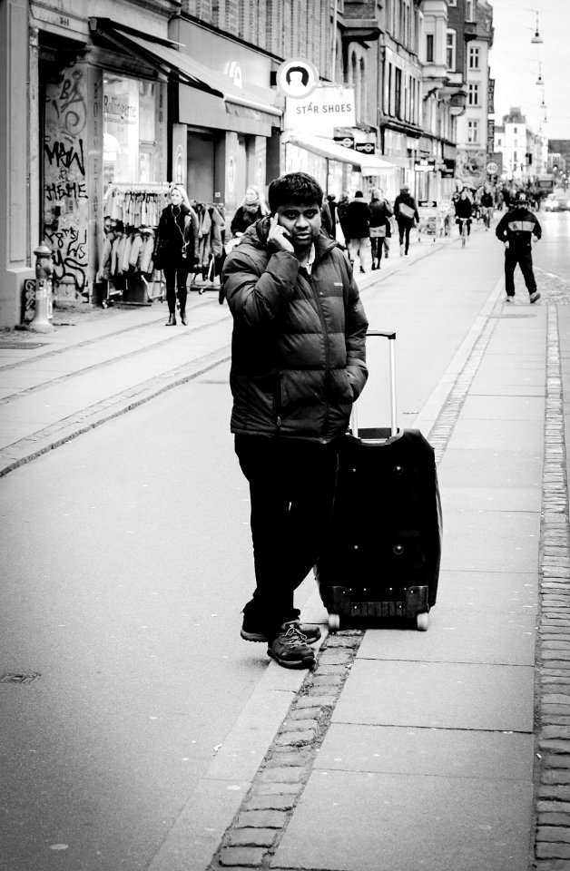 Waiting for the bus
