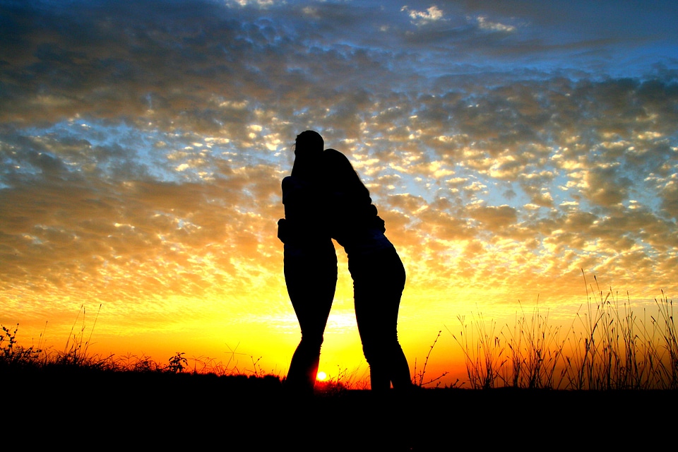 Friendship sun sky clouds