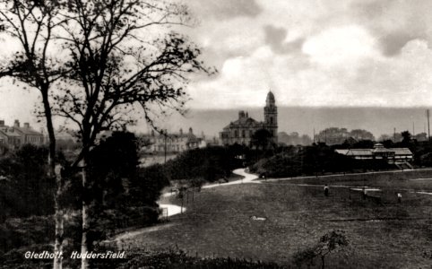 1920s photo postcard of Gledholt, Huddersfield