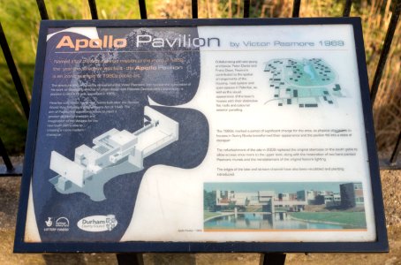 Apollo Pavilion - Sign top