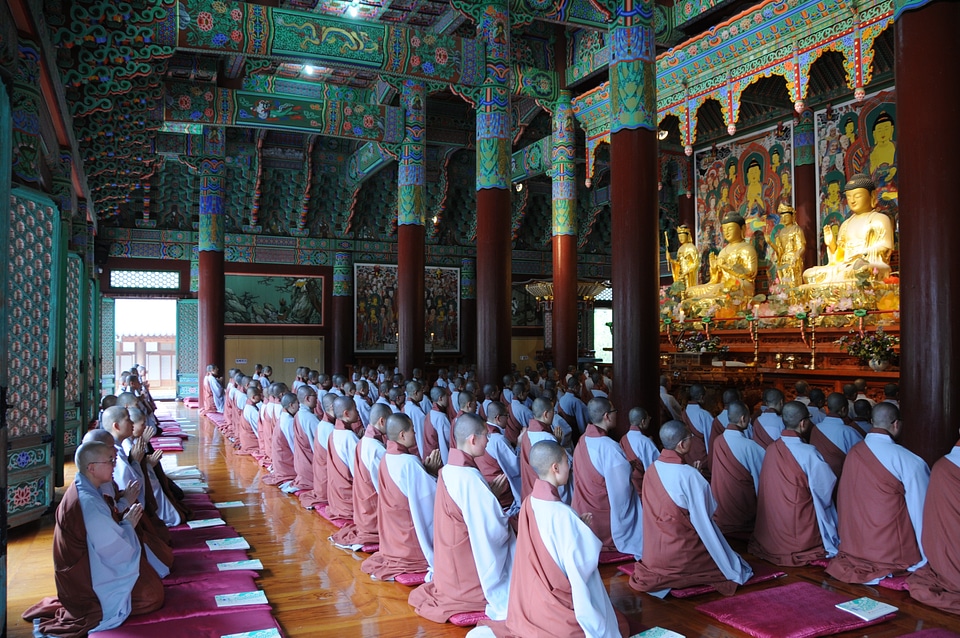 Republic of korea unmunsa monk