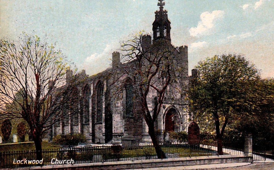 1907 postcard of Emmanuel Church, Lockwood
