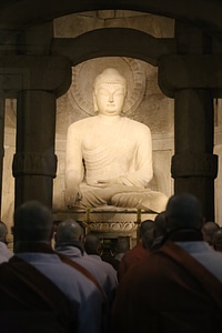 Buddha seokgulam chanting photo