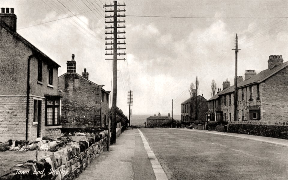 undated photograph of Town End, Shelley
