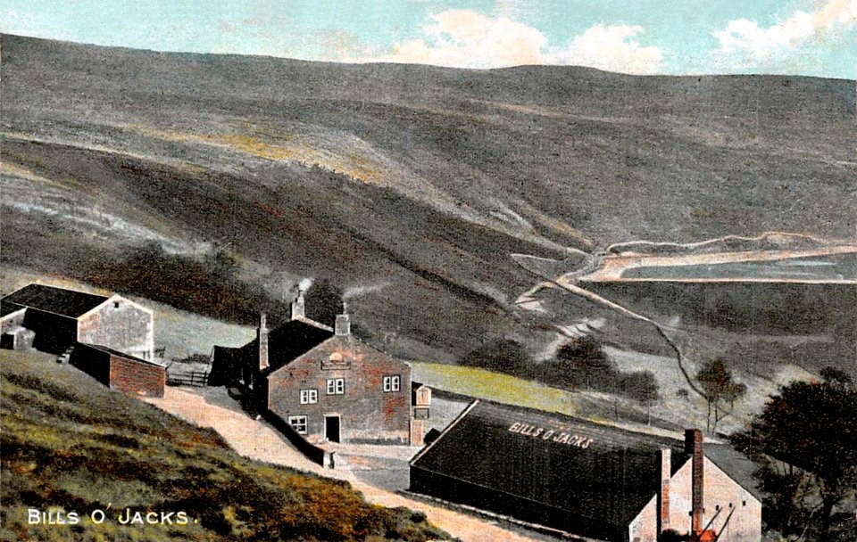 1906 postcard of Bills O' Jacks, Greenfield