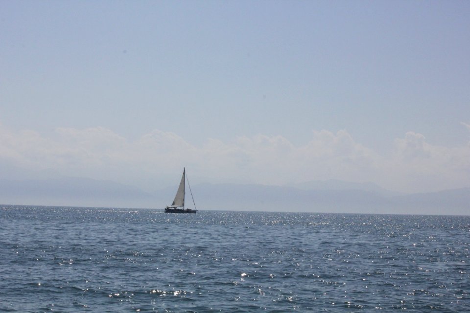 Sailboat. Banderas Bay