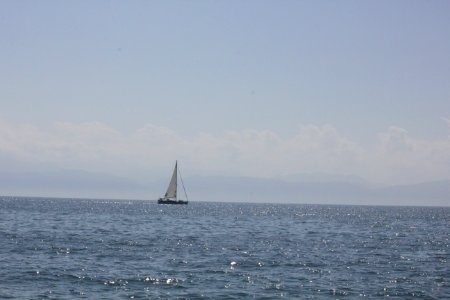 Sailboat. Banderas Bay