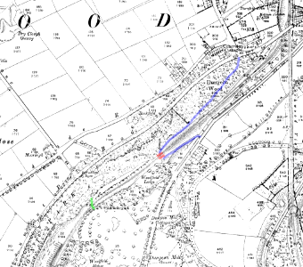 1892 map of Dungeon Wood