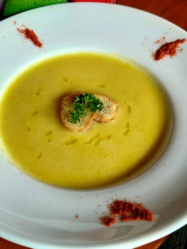 sweet corn soup River Cafe photo