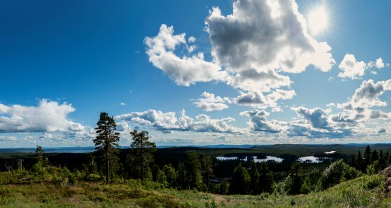 Panorama view Grönklitt, Orsa, Sweden