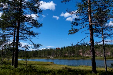 Mountain Lake @Grönklitt, Orsa, Sweden photo