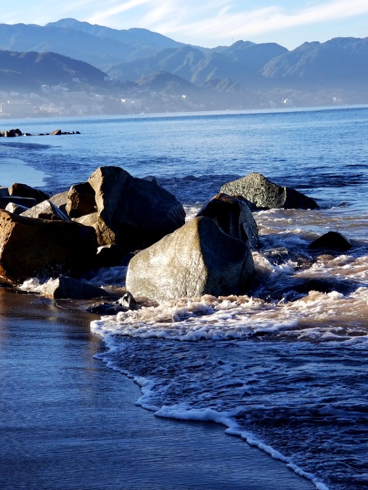 Morning beach walk