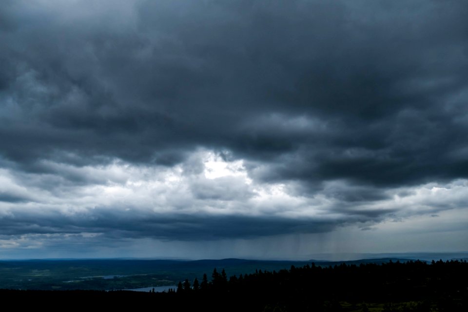 View from Hovfjället, Sweden