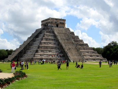 The Infamous Temple Of Kukulkan Pyramid
