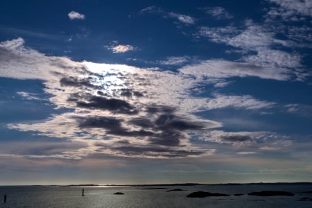 Swedish Evening Sky @sea of Gothenburg, Sweden