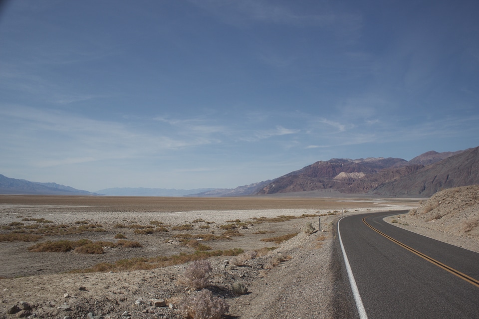 National park blue desert blue death