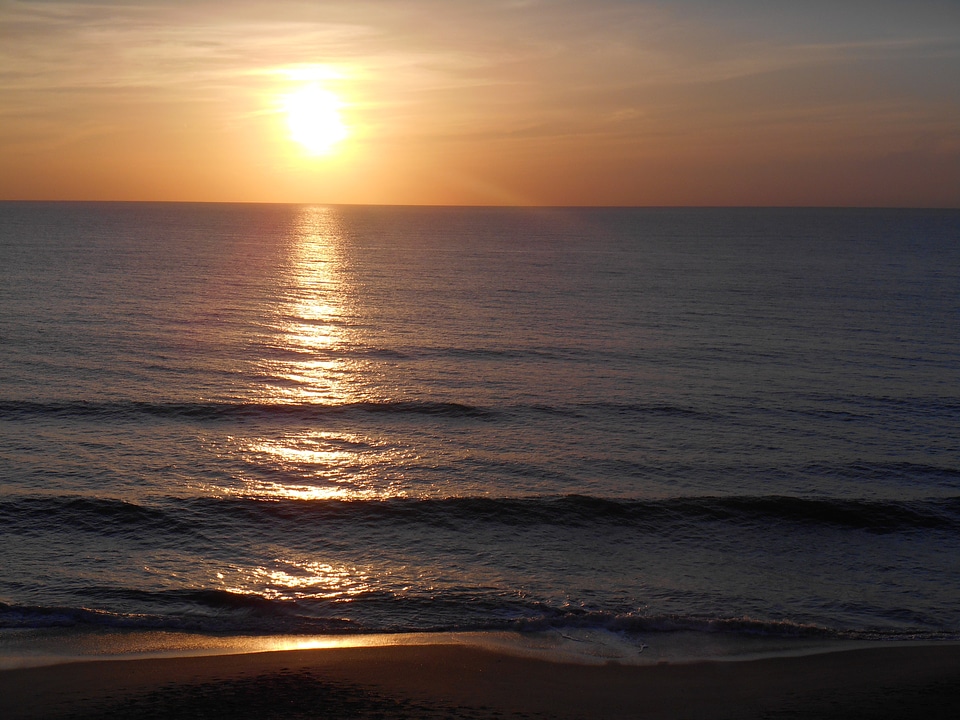 Sunset ocean florida