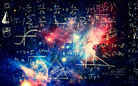 The universe of mathematics, physic and astronomy it's amazing.... photo