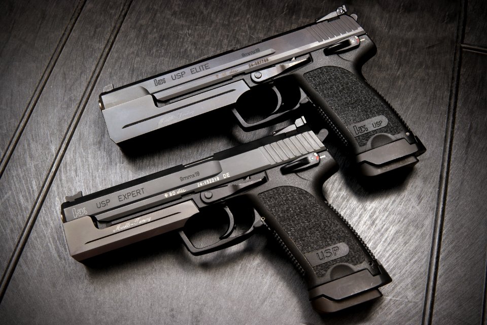 HK USP Elite and Expert 9mm with Merkle Tuning weights