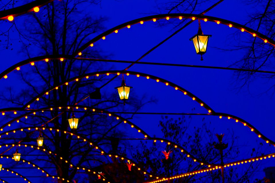 Lanterns in Evening