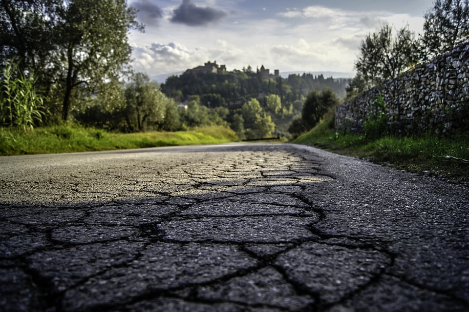 Italian field landscape