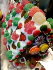 Day 257 gingerbread house in progress
