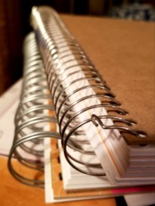 Spiral notebook