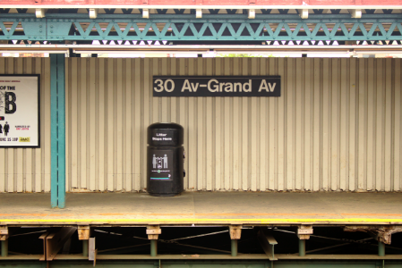 Outdoor Subway Platform - Astoria, NY photo