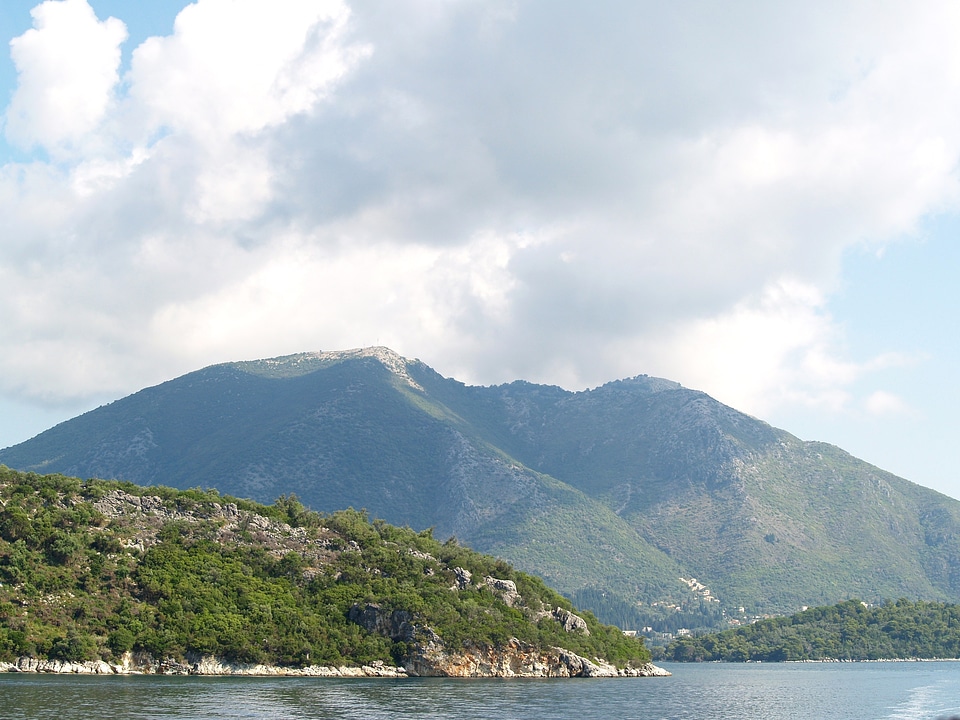 Rocks sky greece