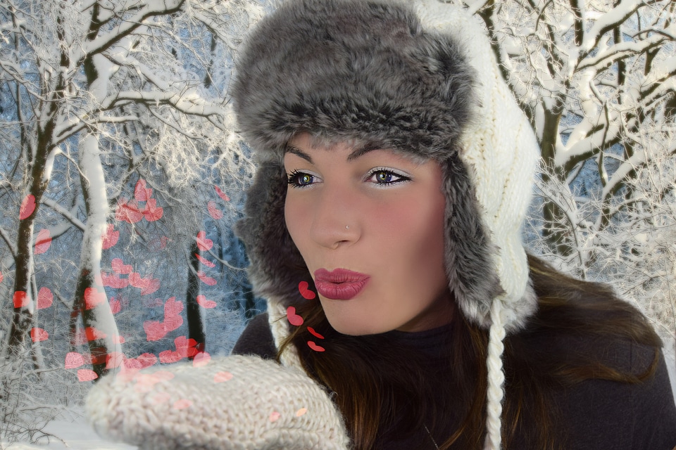 Landscape snow pretty