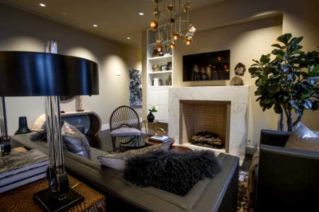 View From Behind Sofa